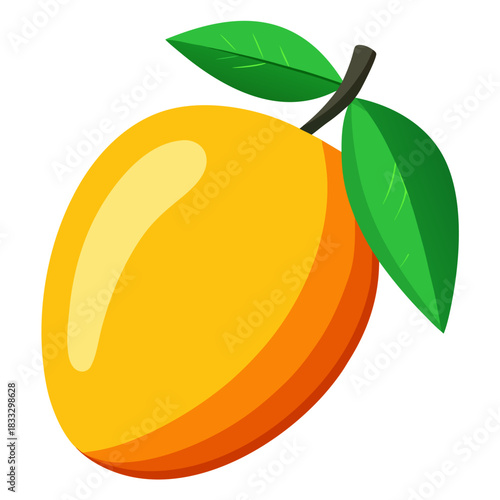 vector illustration of mango fruit