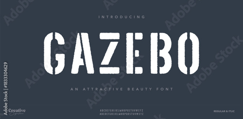 Abstract Fashion alphabet letters font logo. Minimal modern urban fonts for logo, brand etc. Typography typeface uppercase lowercase and number. vector illustration