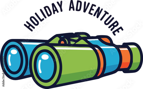 Holiday Adventure Exploring New Horizons with Binoculars in Hand