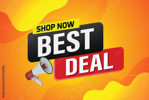 best deal offer poster banner graphic design icon logo sign symbol social media website coupon

