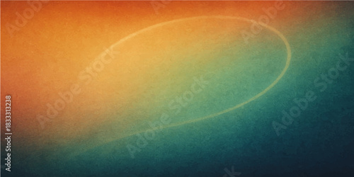 Abstract colorful background with bright rainbow light rays shining on a dark blue space texture
