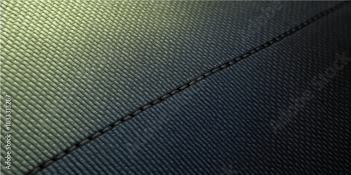 Abstract dark blue metal grid background with dot pattern and geometric 3D perspective design