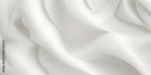 Bright Minimal White Silk Cloth Texture for High-End Spa Products, Skincare Labels and Luxury Beauty Promotions