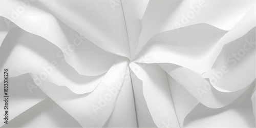 Bright Minimal White Silk Cloth Texture for High-End Spa Products, Skincare Labels and Luxury Beauty Promotions