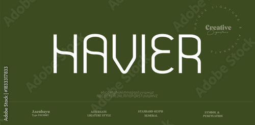 Display font, ideal for sports branding, posters, and dynamic graphics