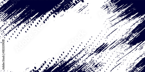 Dots halftone white \u0026 blue color pattern gradient grunge texture background. Dots pop art comics sport style vector illustration