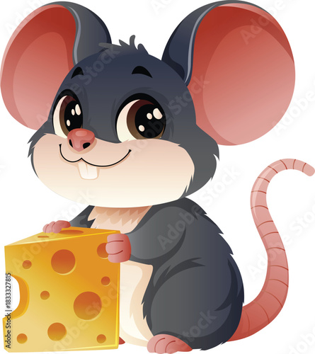  mouse rat cartoon bring cheese