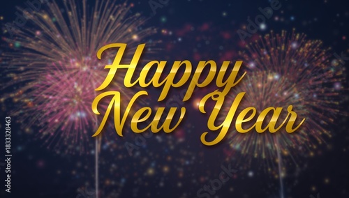 Celebrate the New Year With Vibrant Fireworks Lighting up the Night Sky