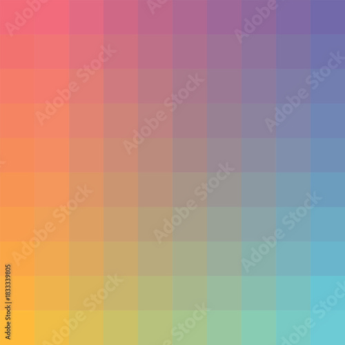 Gradient collection, shiny rainbow hologram. Holographic foil texture, blue, yellow, pink gradation. Catalog of samples palettes in RGB HEX. Vector set for frame, border, other design.