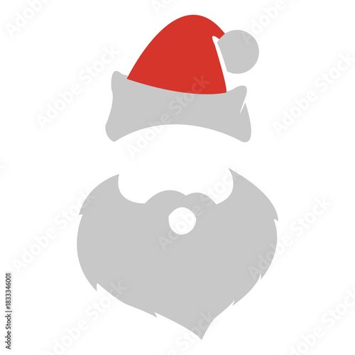 Santa claus facial expression