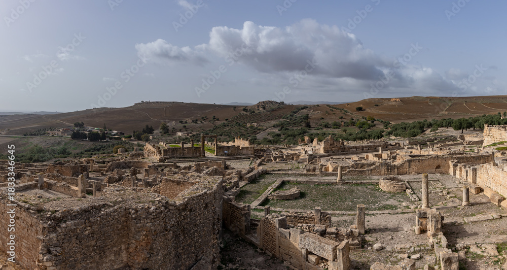 Obraz premium Dougga Archaeological Site