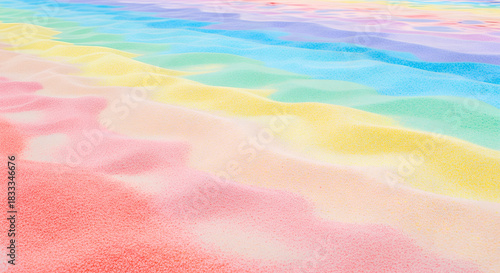 Fototapeta Naklejka Na Ścianę i Meble -  Pastel gradient creamy water background 