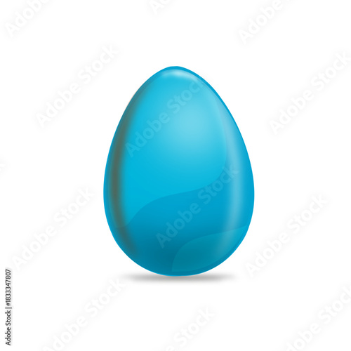 Blue easter egg