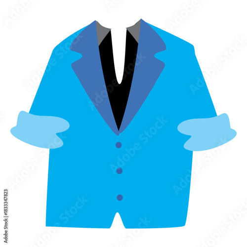 Blue men's blazer