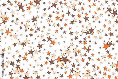 Color stars confetti background. Splash effect banner. Vector abstract illustration with blurred drops of rain for wallpaper, wrapping paper, backdrop, poster, card etc.