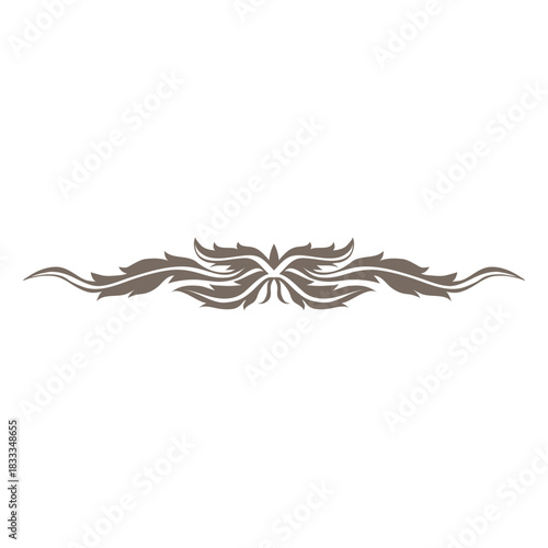 Decorative ornamented divider