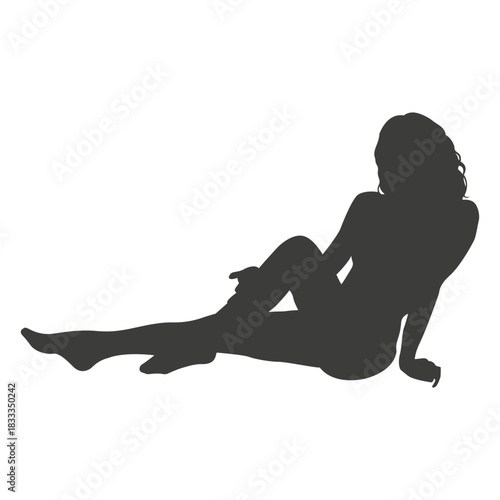 Sexy girl silhouette 1