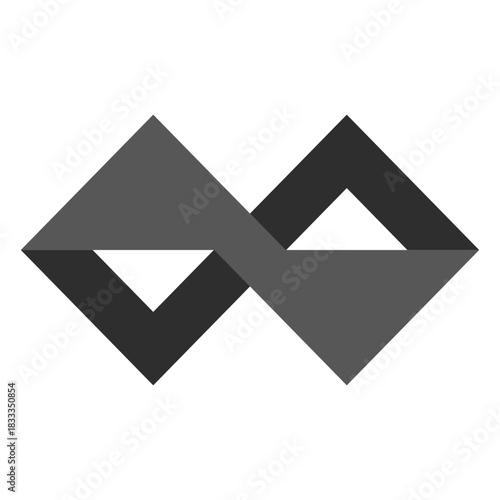 Geometric infinity logo infinite
