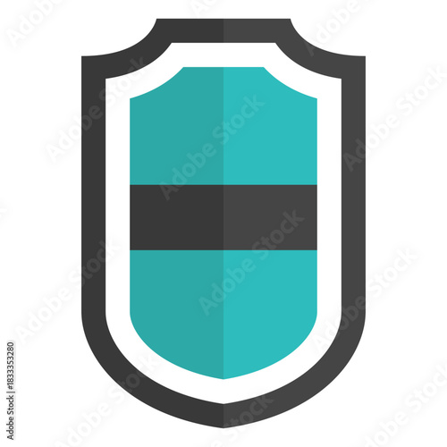 Shield emblem flat icon logo banner Free Download Shield emblem flat icon logo banner - GFXLoad