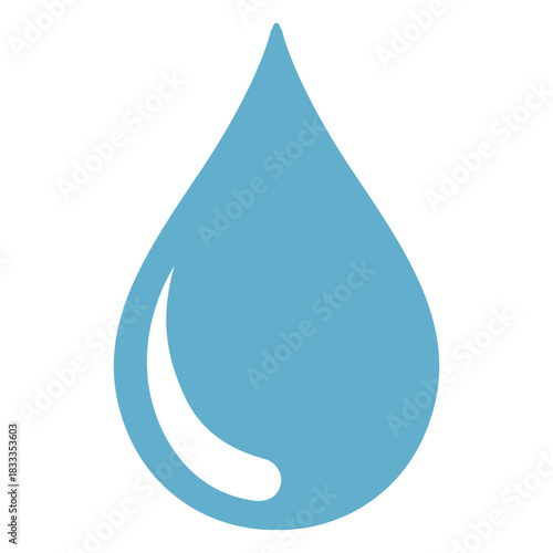 Waterdrop sharp glimpse illustration