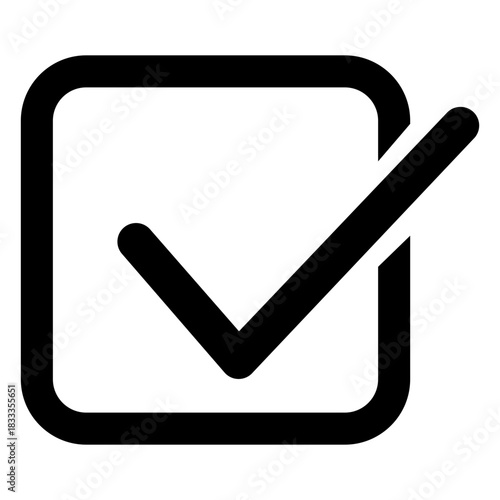 Marked check box icon