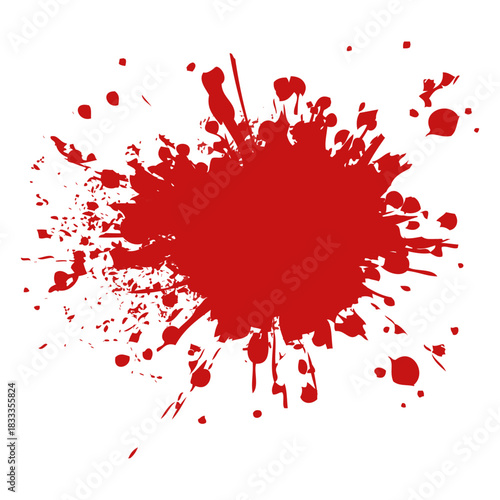 Drop pool blood splatter