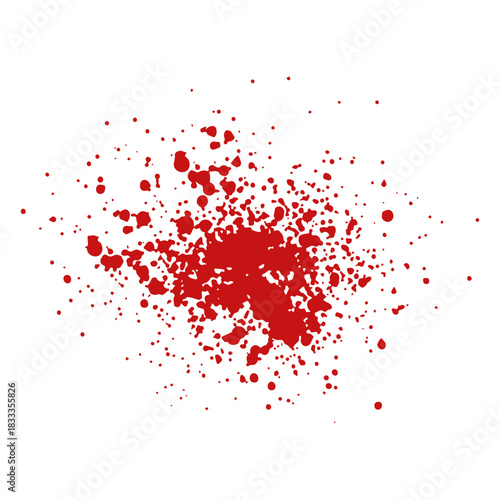 Drop blood splatter