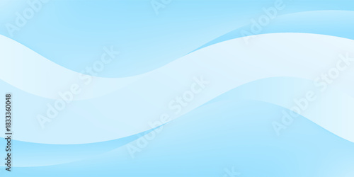 Abstract white wavy glowing lines on a blue background. Futuristic digital high-technology pattern. Health Care concept.