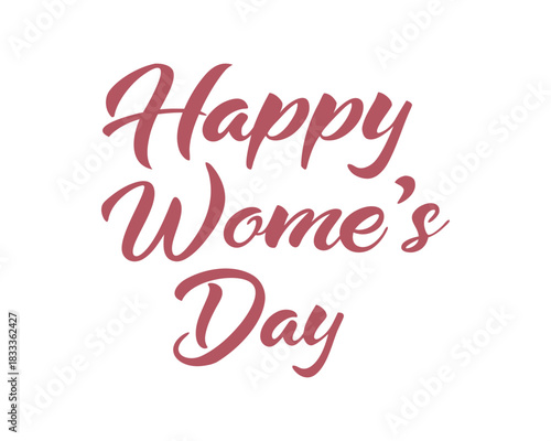 Celebrating Womens Day with a Stylish Pink Design for Cards and Social Media Posts to Show Support and Appreciation