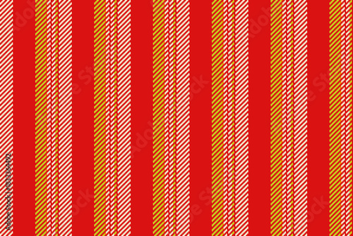 Overlay texture vertical fabric, individuality seamless background lines. Proud pattern vector stripe textile in red and light colors.