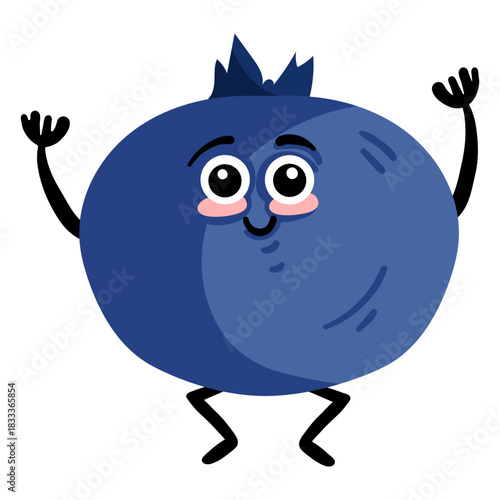 Bilberry whortleberry flat