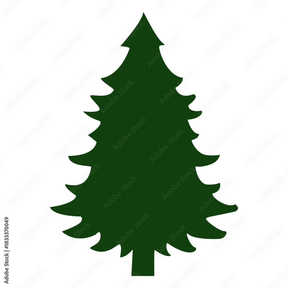 Obraz premium Christmas tree vector