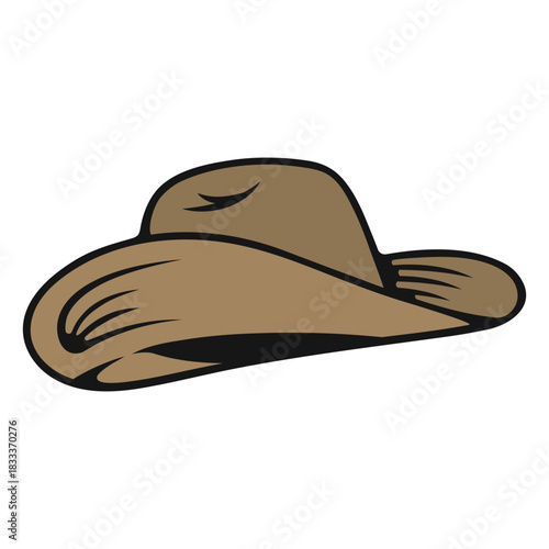 Simple cowboy hat