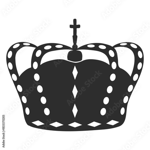 Simple crown with cross