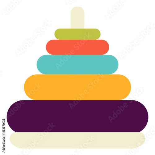 Wooden stacking toy