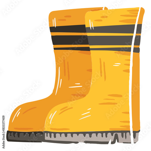 Farm boots icon