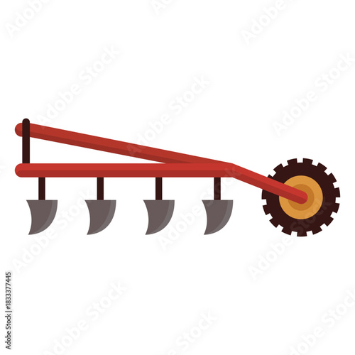 Farm plows icon
