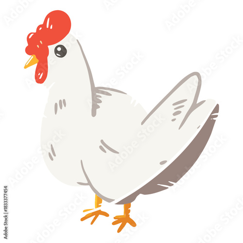 Farm hen icon