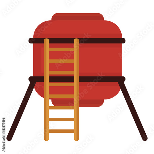 Farm water tank icon