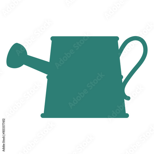 Gradening tool watering can silhouette