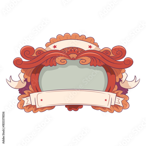 Circus element illustration