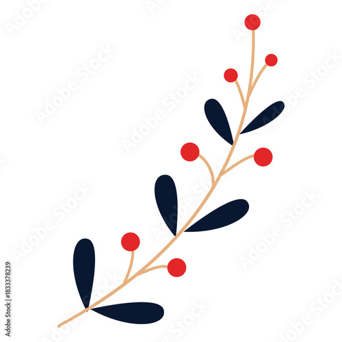 Little fruits christmas element