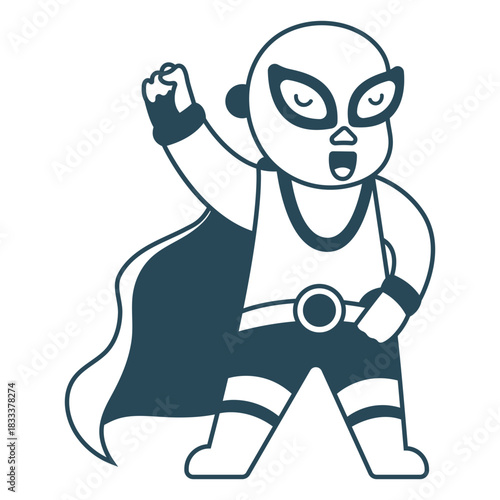 Mexican fighter with cape