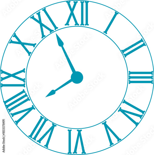 Vintage clock face. Retro clocks watch face with roman numerals, ornate watch and antic watches design. Antique elegant hour time clock. Isolated vector illustration icons Diverse Clock Designs .