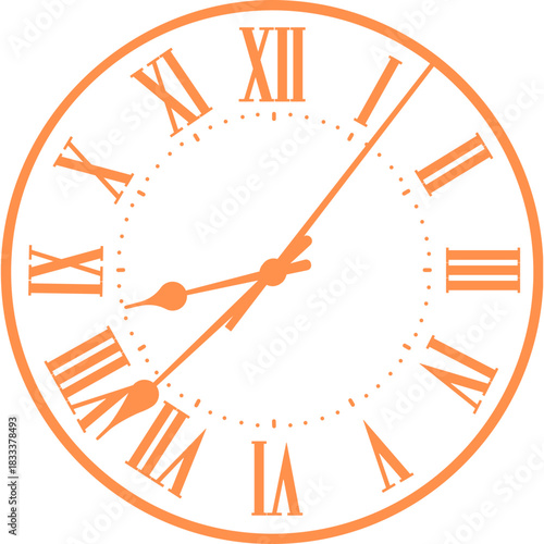 Vintage clock face. Retro clocks watch face with roman numerals, ornate watch and antic watches design. Antique elegant hour time clock. Isolated vector illustration icons Diverse Clock Designs .
