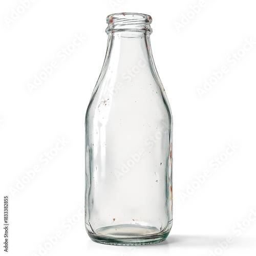 Wallpaper Mural Clear glass bottle product photography for beverages water juice milk and other liquid containers isolated Torontodigital.ca