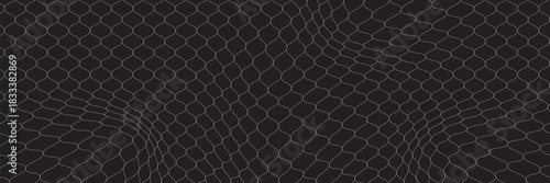 Curved net pattern. Seamless design for sportswear or equipment like soccer goals, volleyball nets, basketball hoops, hockey nets, and athletic gear. Vector net dynamic eps 10