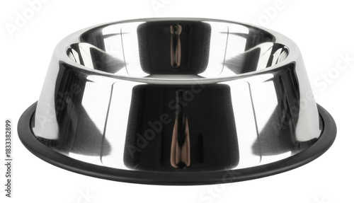 Feeding action dog bowl home product clean environment isolated on transparent background