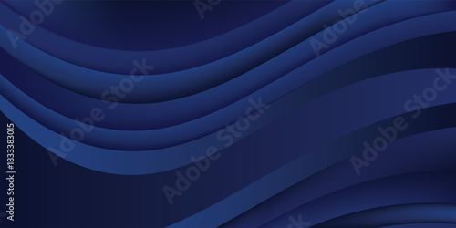 Experience the modern elegance of the abstract gradient wave background. Its dark blue waves create a captivating atmosphere for websites, social media, advertising, and presentations
