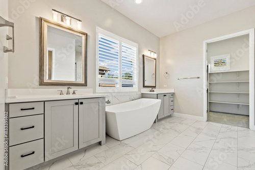 Wallpaper Mural Serene Carpeted Space Featuring High Windows, Quiet Sleeping Area With Patio Access And Ample Daylight Torontodigital.ca